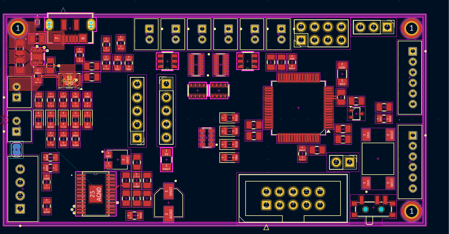 Updated component placement